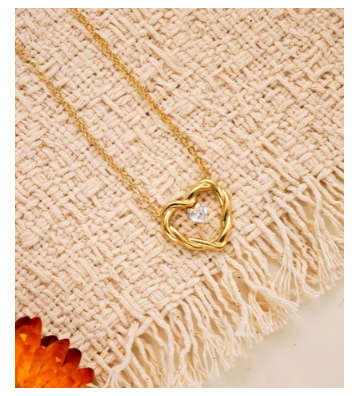 Collares acero Dorado...