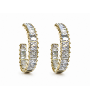 Pendientes acero Dorado...