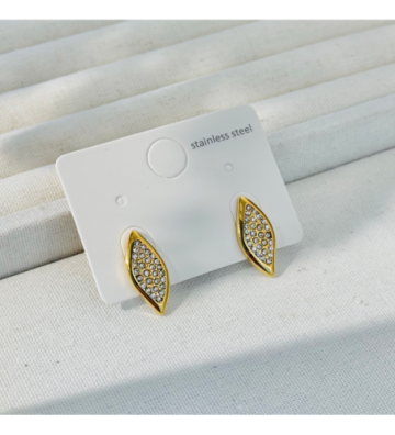Pendientes acero Dorado...
