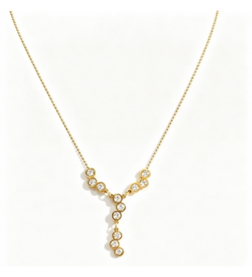 Collares acero Dorado...