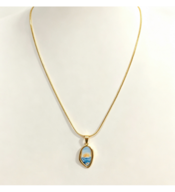 Collares acero Dorado...