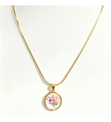 Collares acero Dorado...