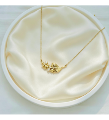 Collares acero Dorado...