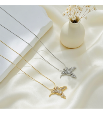Collares acero Plateado...