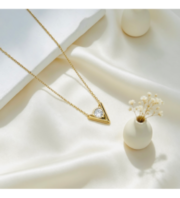 Collares acero Dorado...
