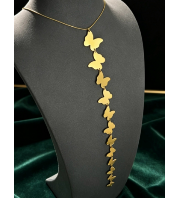 Collares acero Dorado...