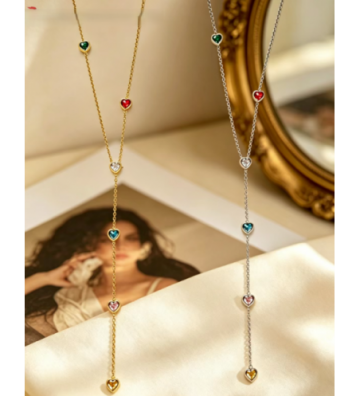 Collares acero Dorado y...