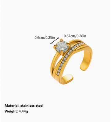 Anillos Sortijas acero...