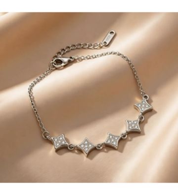 Pulseras brazaletes acero...
