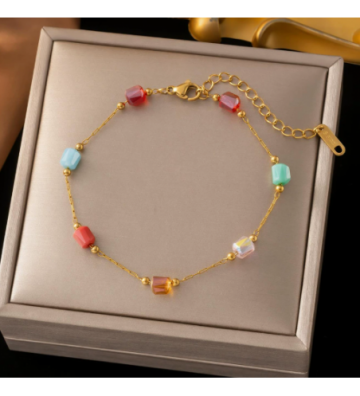 Pulseras brazaletes acero...