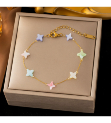 Pulseras brazaletes acero...