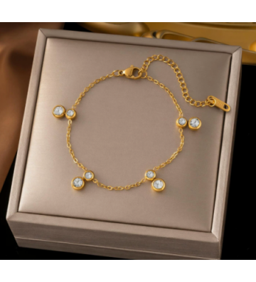 Pulseras brazaletes acero...