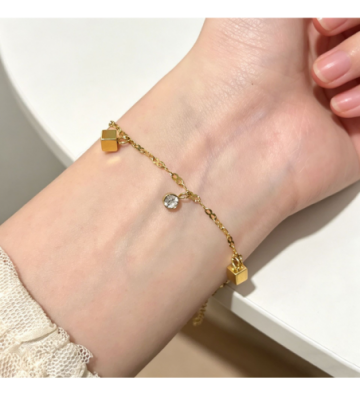 Pulseras brazaletes acero...