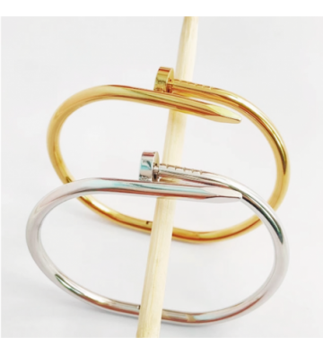 Pulseras brazaletes acero...