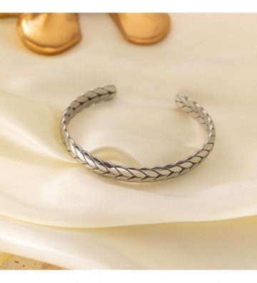 Pulseras brazaletes acero...