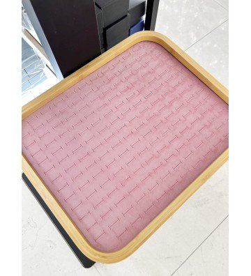 Bandeja anillos 164uds rosa